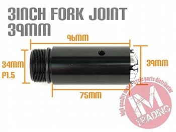 Amazon.co.jp: 39mmフォーク用3インチ延長キット フォーク