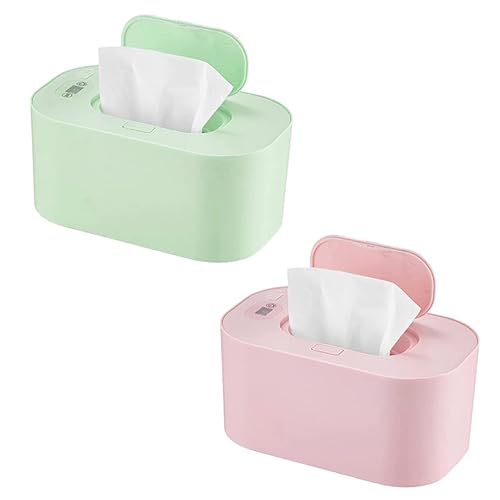 Miniatura 9 de Calentador de toallitas húmedas para bebés, caja calentadora portátil de pañales, dispensador de toallitas de carga USB, contenedor de toallitas