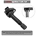 Set of 6 Ignition Coil Pack Fits for 3.2 3.5 3.0 V6 2000 2001 2002 2003 2004 2005 2006 2007 2008 Honda Odyssey Accord EX LX Acura TL RL CL Coils Replaces# UF242 90919-02247