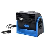 Taotuo Car Cooling Air Fan 12V Auto Vehicle Van SUV Speed Adjustable Silent Cooler Vent