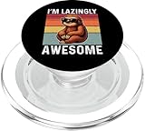 Photo Gallery i m lazingly awesome cute retro uomini donne bambini bradipo popsockets popgrip per magsafe Photo Gallery i m lazingly awesome cute retro uomini donne bambini bradipo popsockets popgrip per magsafe