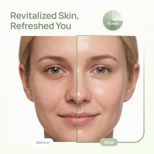 Image of PLANTIFIQUE Korean Sheet Mask 5 Pack Variety Set - Hydrating Face Masks with Hyaluronic Acid - Soothing, Firming, Even Toning - Mascarillas Faciales