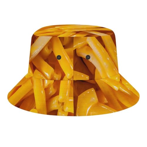Image of Food Golden Corn Bucket Hats Unisex Washed Cotton Lightweight Outdoor Summer Beach Sun Hats Men Women Bucket Hat for Travel