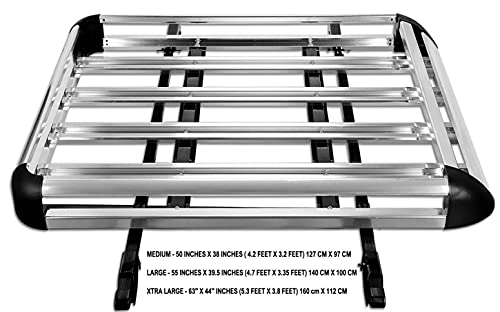 Rangerover Freelander Discovery Landrover ALUMINIUM roof tray and bars rack carry carrier - Image 4