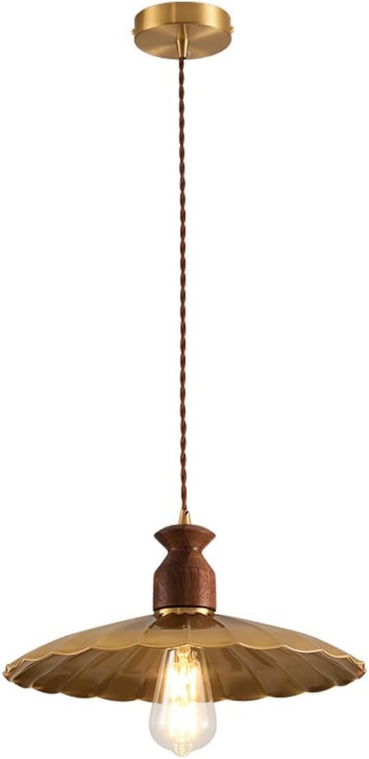 Suspension japonaise rétro en bois pour une salle à manger chic