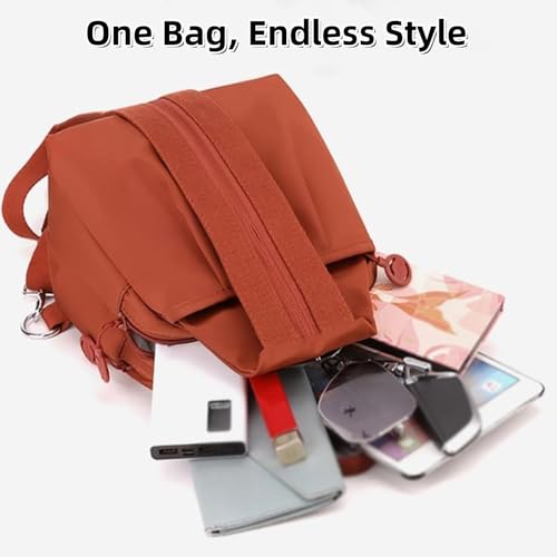 Waterproof 2-Way Commuter Bag, Oxford Large Capacity Two Shoulder/Crossbody Bag(11.9 * 8.3"), Anti-Theft Travel Tote2