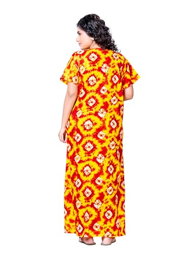 Image of PNAEONG Women's Cotton Long Maxi Night Gown Nighty Dress Stylish Super Soft Comfortable