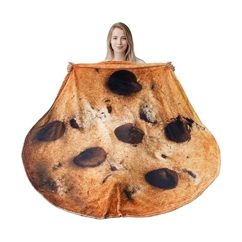 BATTILO HOME 47 Inch Cookie Blanket for Kids Cover