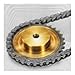 ULSDKLDY Tooth Roller Chain Sprocket 1pc 08B 15 Teeth Precision Industrial Drive Sprocket Wheel 45# Steel 15T Chain Gear(15mm (Keyway 5mm))