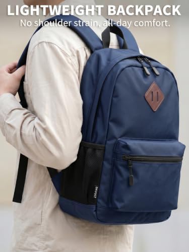 DKVULT Blue Backpack for Women Men, Casual School Backpack Teen Boys and Girls,15.6 Inch Laptop Bookbag for College High School Teenage Back to School Gifts — view 2
