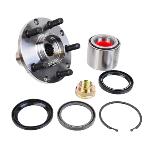 MobiWheels Rear Wheel Hub Bearing Assembly with Repair Kit Fit for Subaru 1993-2007 Impreza,1998-2008 Forester,1992-1999 Legacy,Replaces BR930577K