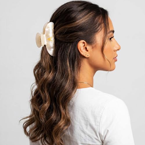 Pinza para cabello de acrílico Fashey champagne+white-A miniatura 7