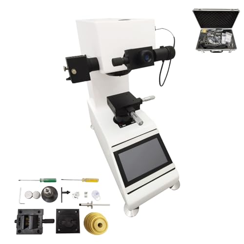 WYDDDARY HVST-1000Z Vickers Hardness Tester 8~2900HV Touch Screen Micro Digital Hardness Tester Hardness Measuring Equipment for Experiments Automatic Loading and unloading 110V