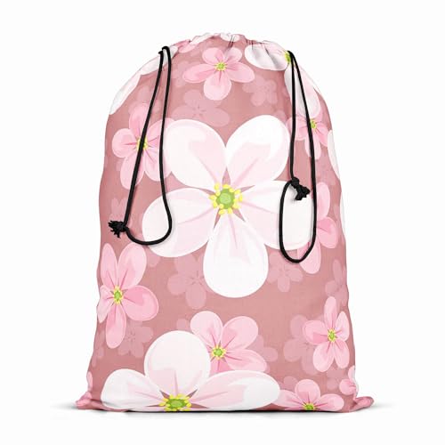Image of ArtzFolio Cherry Blossoms D2 | Reusable Sack Bag | Bag for Gym, Storage, Vegetable & Travel