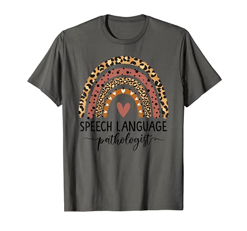 Speech Language Pathologist Rainbow Speech Therapy Gift SLP T-Shirt