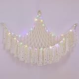 Installation simple : aucune configuration compliquée nécessaire Ce hamac jouet est livré avec tous les ancrages muraux nécessaires et des crochets à boucle robustes qui peuvent supporter différentes tailles de peluches. Un moyen facile de réduire l'encombrement