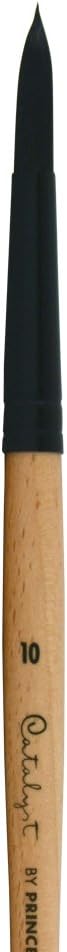 Princeton Catalyst Round Brush, Synthetic, Long Handle, Size 10, 1 Count