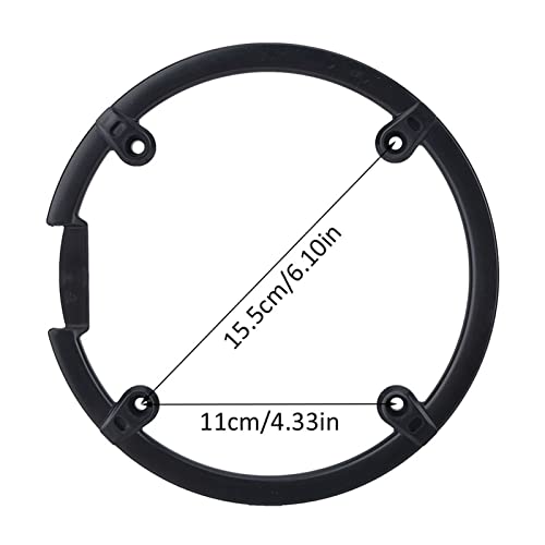 Pilipane Mountain Bike Sprocket Guard, Black Plastic Chainring Sprockets Cranksets Guard Protector, Mountain Bike Chain Wheel Crankset Support Protection Cover Accessories, Mounta #TOP5