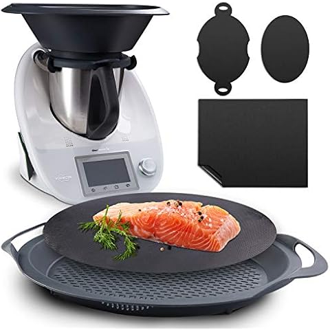Liebspecht® Premium Thermomix Permanent Baking Film Set of 3 Suitable for Varoma Shelves and Ovens Optimal Thermomix Accessories for TM6, TM5, TM31-5 Delicious Recipes Sustainable Cover