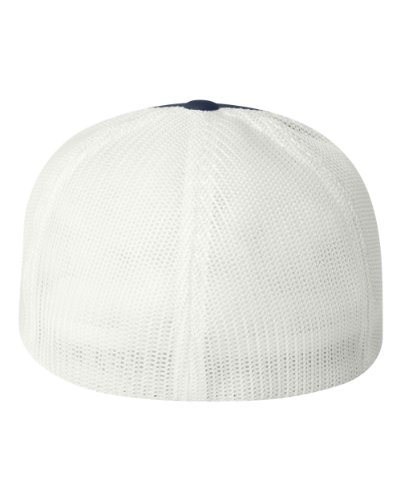 Image of Flexfit 6511 Trucker Cap (Navy /White, One Size)