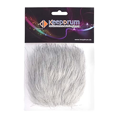 Pare-vent en fourrure keepdrum WSBW élimine le bruit de vent des micros - 3