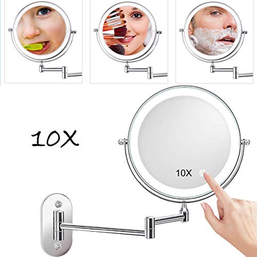 Miroir Rond de Maquillage Pivotant 360° pour Éviter les Traces - 3