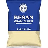 Eastern Feast - Besan, Fine Gram Flour, 4 LBS (1.81 kg) | Made with 100% Pure Chana Dal (Yellow Split Chickpea) | Gluten-Free, All-Natural, Non-GMO