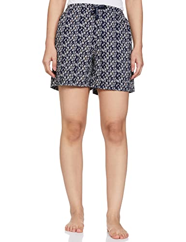 Image of Van Heusen Women's Cotton Lounge Shorts | Lightweight | Breathable Cotton | Relaxed fit | Printed | Comfortable Everyday Wear | Style 55501|Available in Pack of 1 & 2