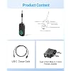 Bluetooth Transmitter Receiver, 3.5MM to Bluetooth 5.3 Transmitter, 2-in-1 Airplane Adapter for Headphone, TV, Airplane, Home Stereo, Speakers, Headphone, Car, Dual Connection