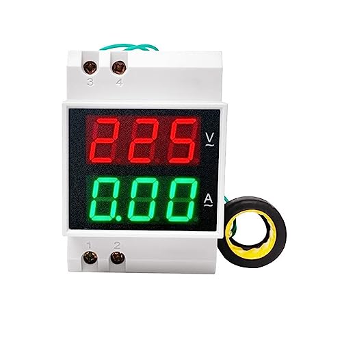 Voltmètre Ampèremètre AC Indicateur de Tension et Courant Numérique D52-2042