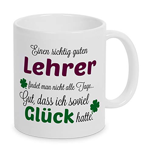 Einen richtig guten Lehrer - Danke sagen auf eine besondere Art. Tasse mit Spruch Kaffee Becher Geschenk Firma Job Arbeit Beste Lehrer Cover
