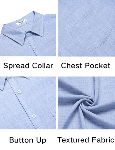 coofandy men39s sleeveless beach shirts summer button up tank tops casual textured tank shirt