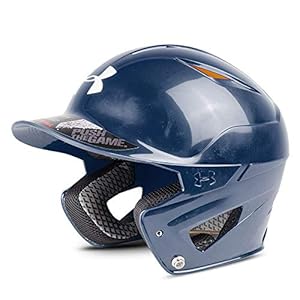 Under Armour Converge Batting Helmet - Solid Coated, Navy Blue product image