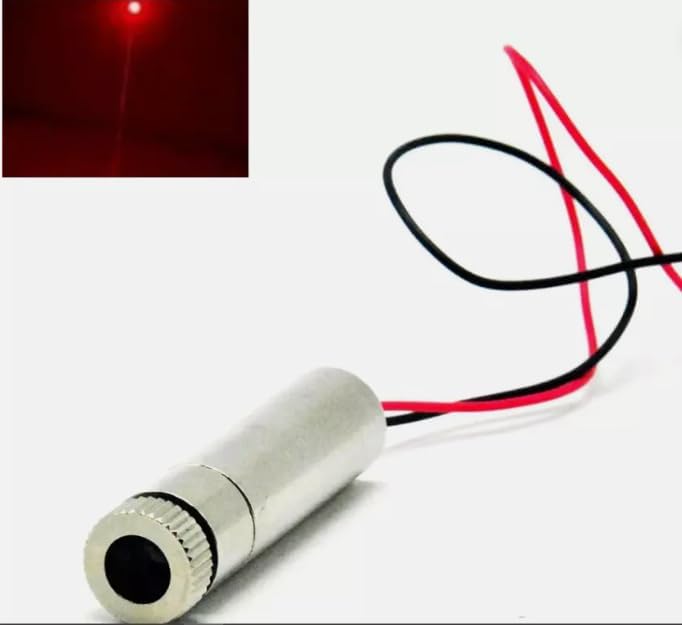 Adjustable 650nm 100m-w Red Laser Diode Module Line/Cross/Dot Beam 1230 (Line)