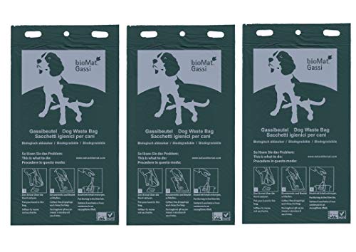 bioMat 100471 Hundekotbeutel Dog Waste Bags, Organic Plastic