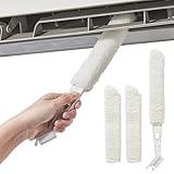 エアコン 掃除 エアコン洗浄スプレー 根岸棒 ねぎし棒 ブラシ 掃除道具 隙間掃除グッ掃除 エアコン 掃除 ブラシ エアコンクリーナー 送風口専用ブラシ エアコン カビ取り 換気扇 繰り返し使用 水洗可能 取り替え用 [白色]