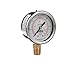 PFQ Standard Industrial Gauge PSI Scale 2" Dial 1/8"?Bottom Connection -30-0 - 100 PSI Stainless Steel Movement, Socket, Tube