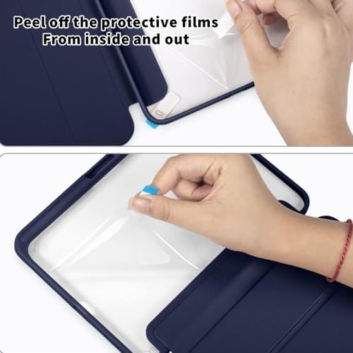Image of LIRAMARK Smart Case for Apple iPad Pro 11 inch 2022 /2021 /2020 4th /3rd Generation [Auto Sleep /Wake Cover] [Pencil Holder] [Soft Flexible Case Cover] Evo Series - Dark Blue