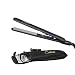 Salona Hair Straightener - 1" Titanium Flat Iron hair straightener and curler Worldwide Dual Voltage 110-240V with Heat Resistant Travel Bag