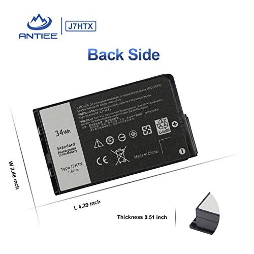 ANTIEE J7HTX 7XNTR Laptop Batterie per Replacement...