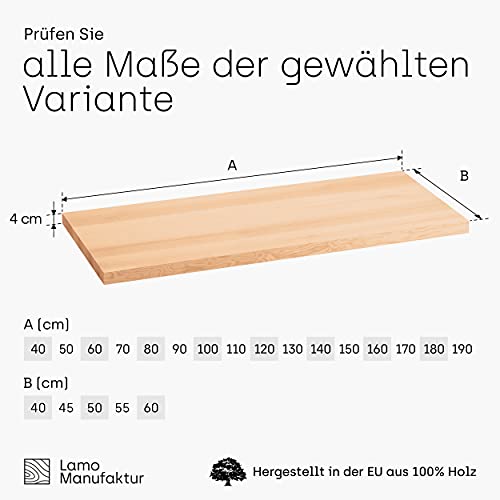 LAMO-Manufaktur-Encimera-para-Lavabo-Encimera-de-Bano-Estante-de-Bano-Tablero-de-Pared-para-Lavabo-140×60-cm-LxA-Color-Natural-Sin-Accesorios-de-Montaje-LWPG-01-A-002-EM