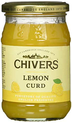 Chivers Lemon Curd, authentische englische Marmelade für süße Zitronen Liebhaber, Ideal zum Frühstück, aufs Brötchen 6er Pack 320g Cover
