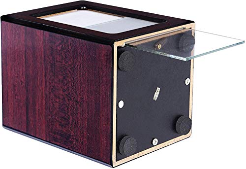 Chateau Urns - Society Collection - Photo Keepsake Cremation Urn - Memorial Box for Ashes - Small (up to 46 lbs) - Cherry Finish