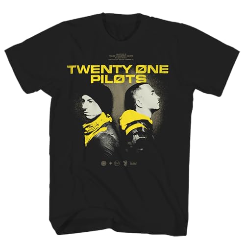 Twenty One Pilots T Shirt Profiles Black Short Sleeve Tshirt Musical Duo Indie Pop Rock Music Graphic Tee