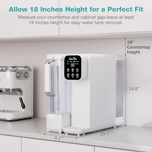 Image of SimPure Y11C-A Cold Reverse Osmosis Water Filter Countertop, UV RO System
