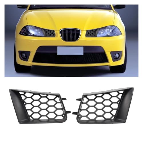 Rejilla parachoques Seat Ibiza 6L y Cordoba, parrilla superior izquierda y derecha, negro mate 4