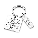 CJ&M Bonus Mom Gift Step Mother Gift Keychain Custom Step Mom Gift Personalized Stepmom Key Chain Mom gift Step Mother of the Bride Adopted Mom Gift