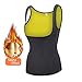 Bolkopess Neoprene Slimming Body Shaper for Women Hot Sweat Sauna Vest Tank Top Weight Loss Shapewear Waist Trainer Suit Belly Fat Burner Black