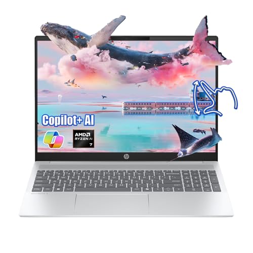 HP Omnibook 5 16�C���` - 2025 AI Touch �m�[�g�p�\�R�� - 32GB LPDDR5xRAM - 1TB SSD - AMD Ryzen AI 7 350-2K (1920 x 1200) - �o�b�N���C�g�t��KB - FHD