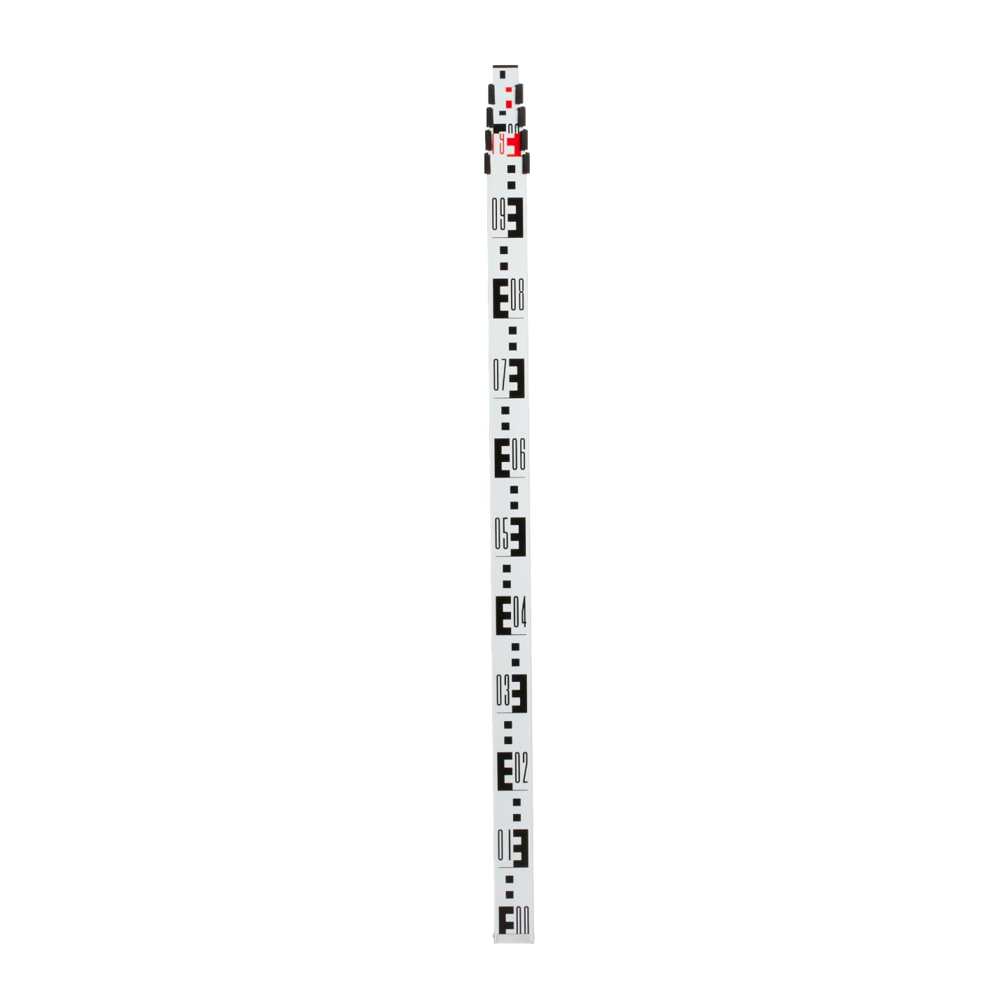 Spectra Precision GR153 Telescopic 5 Section, Rugged Aluminum Grade Rod, Metric, 4.7 m Length